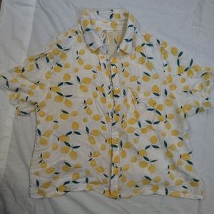 Japan Short Sleeve Lemon Shirt